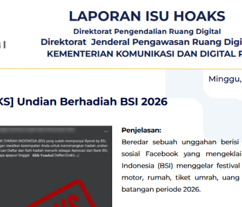 Isu Hoaks & Disinformasi 8 Februari 2026