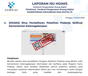 Isu Hoaks & Disinformasi 1 Maret 2026