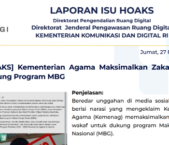 Isu Hoaks & Disinformasi 27 Februari 2026