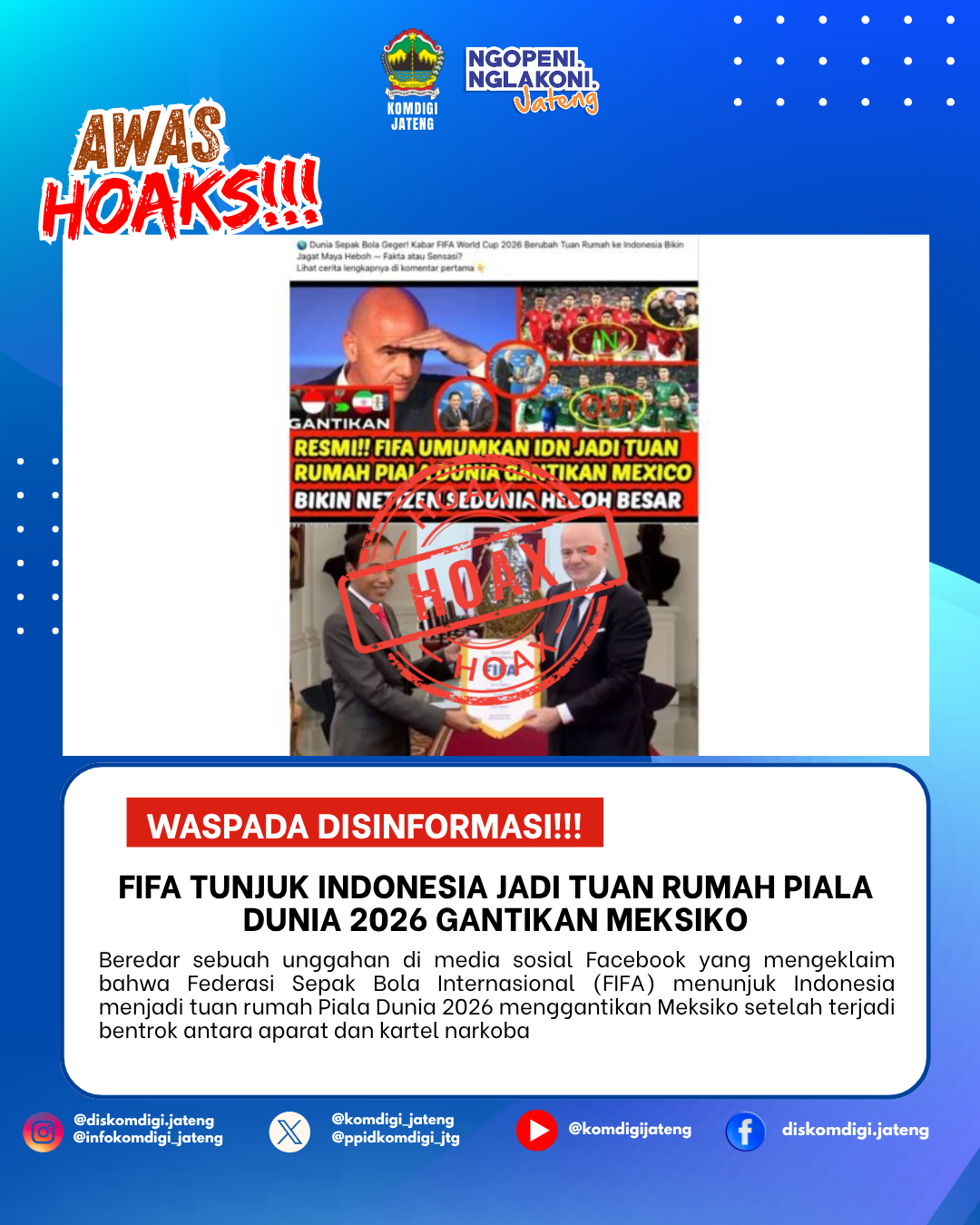 Isu Hoaks & Disinformasi 29 Maret 2026 Grafis