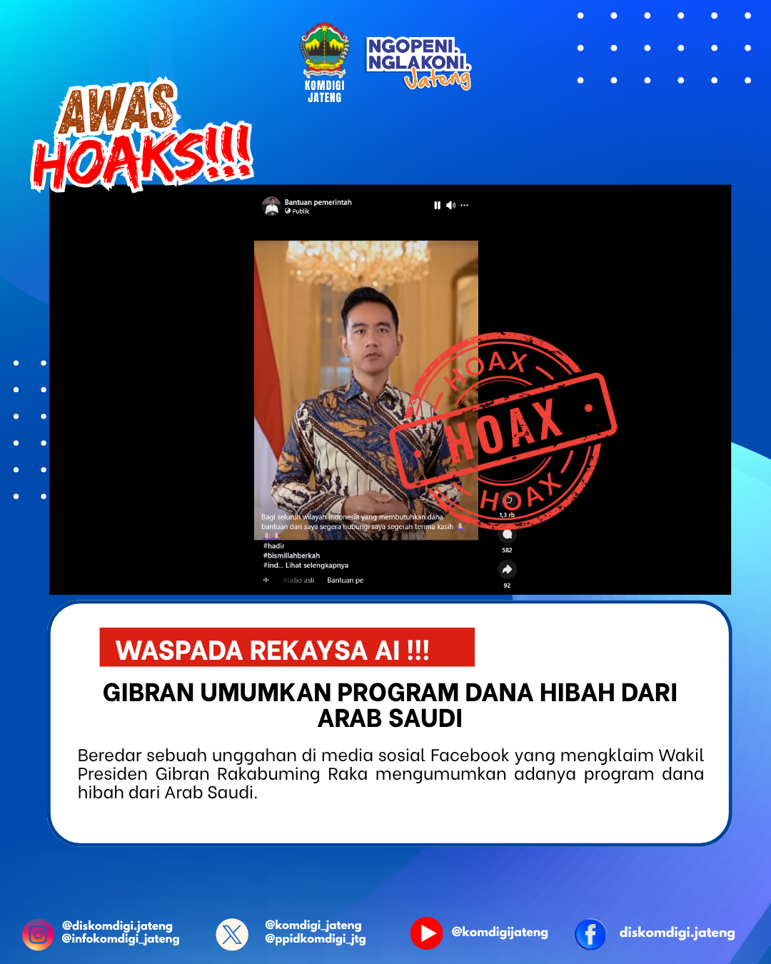 Isu Hoaks & Disinformasi 08 April 2026 Grafis