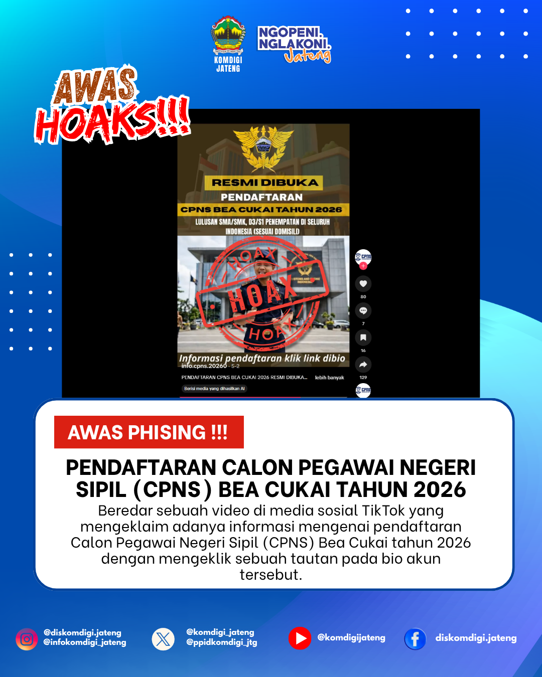 Isu Hoaks & Disinformasi 11 Mei 2026 Grafis