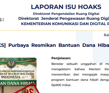 Isu Hoaks & Disinformasi 13 Mei 2026