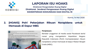 Isu Hoaks & Disinformasi 14 Mei 2026