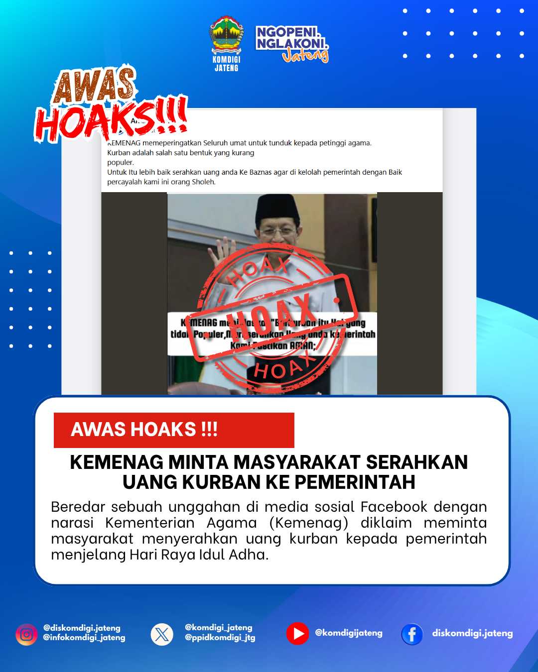 Isu Hoaks & Disinformasi 18 Mei 2026 Grafis