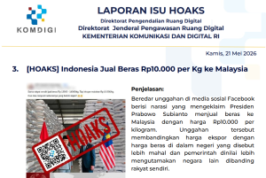 Isu Hoaks & Disinformasi 21 Mei 2026