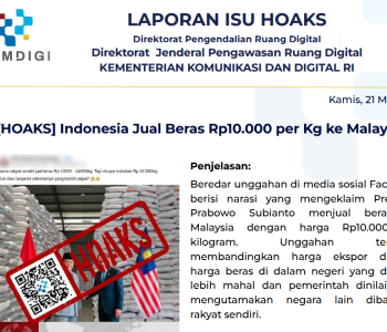 Isu Hoaks & Disinformasi 21 Mei 2026