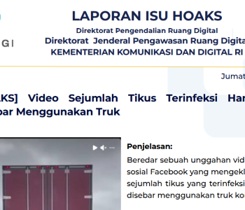 Isu Hoaks & Disinformasi 22 Mei 2026