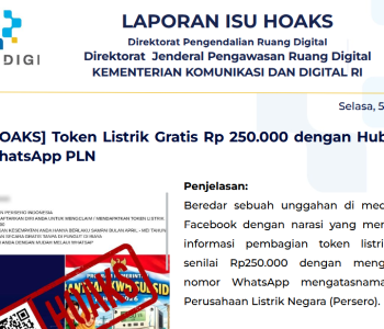 Isu Hoaks & Disinformasi 5 Mei 2026