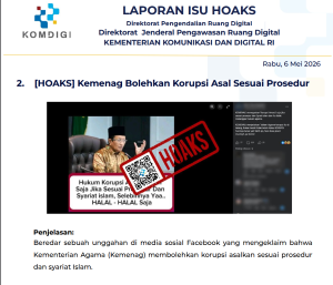 Isu Hoaks & Disinformasi 6 Mei 2026