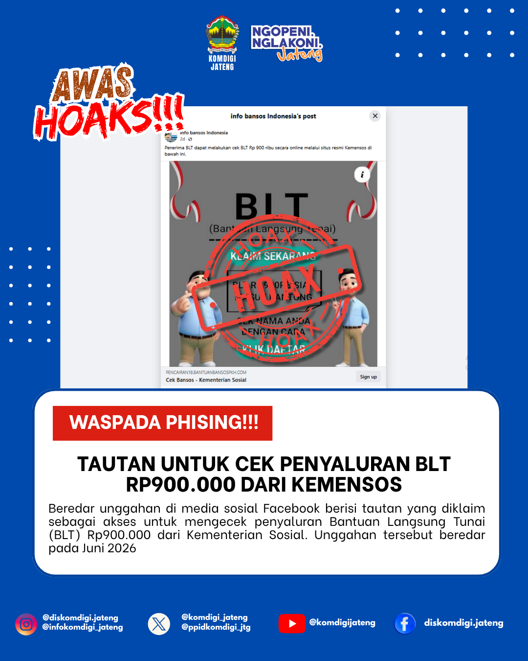 Isu Hoaks & Disinformasi 11 Juni 2026 Grafis
