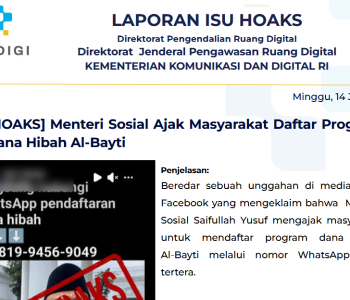 Isu Hoaks & Disinformasi 14 Juni 2026
