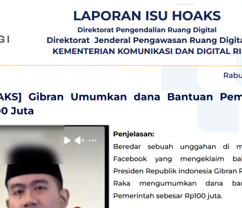 Isu Hoaks & Disinformasi 17 Juni 2026
