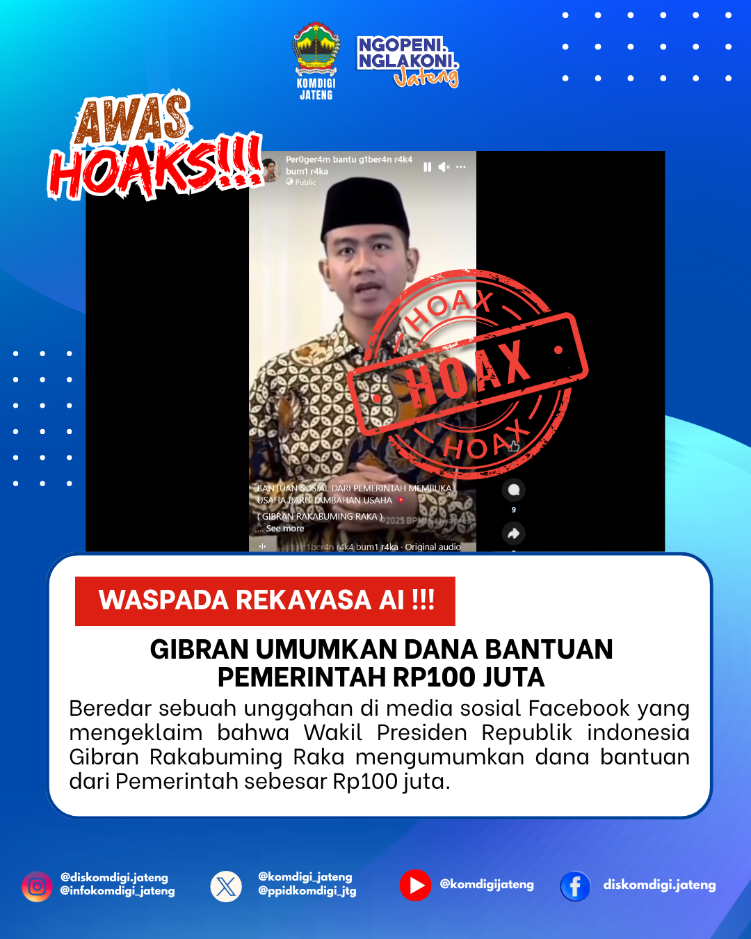 Isu Hoaks & Disinformasi 17 Juni 2026 Grafis