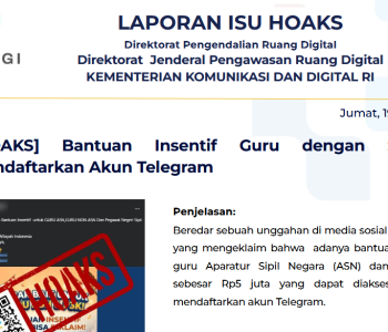 Isu Hoaks & Disinformasi 19 Juni 2026