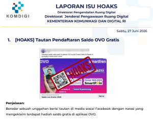Isu Hoaks & Disinformasi 27 Juni 2026
