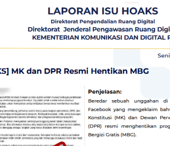 Isu Hoaks & Disinformasi 29 Juni 2026