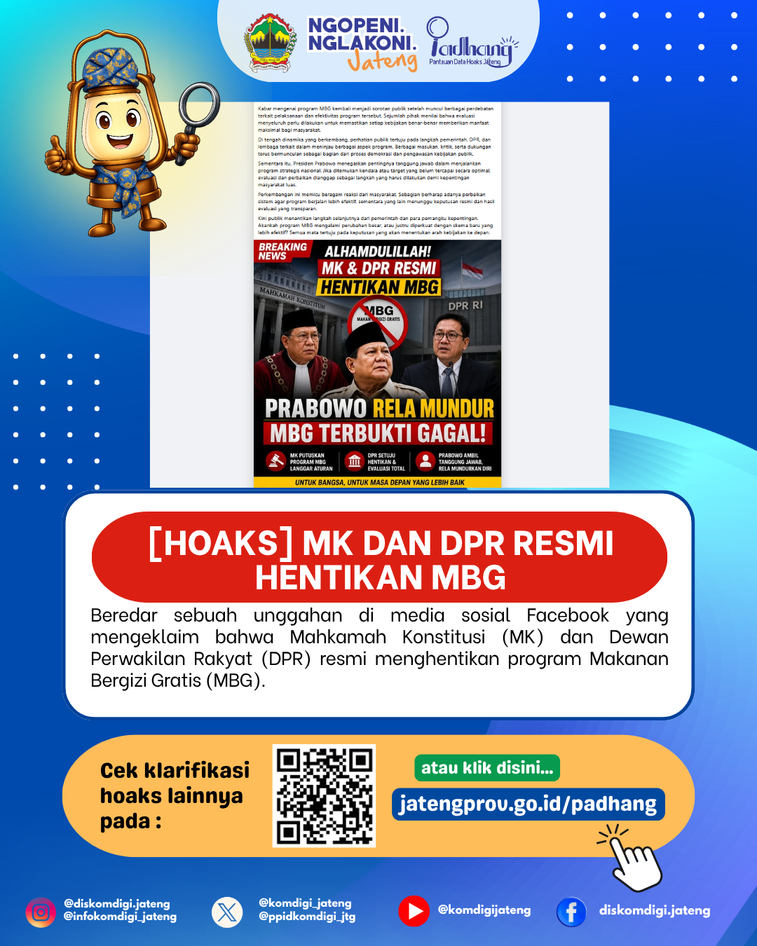 Isu Hoaks & Disinformasi 29 Juni 2026 Grafis