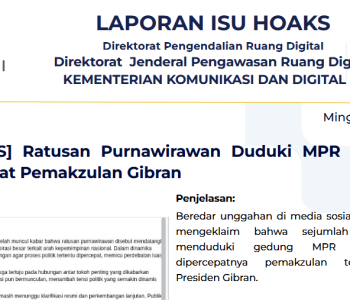 Isu Hoaks & Disinformasi 31 Mei 2026
