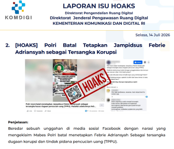 Isu Hoaks & Disinformasi 14 Juli 2026