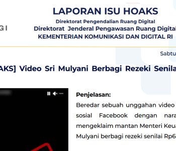 Isu Hoaks & Disinformasi 18 Juli 2026