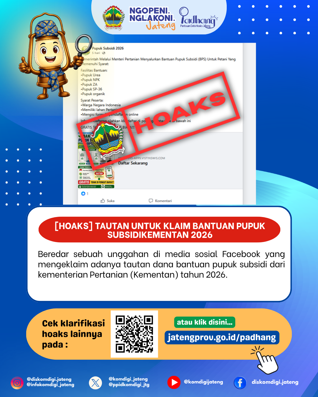 Isu Hoaks & Disinformasi 19 Juli 2026 Grafis
