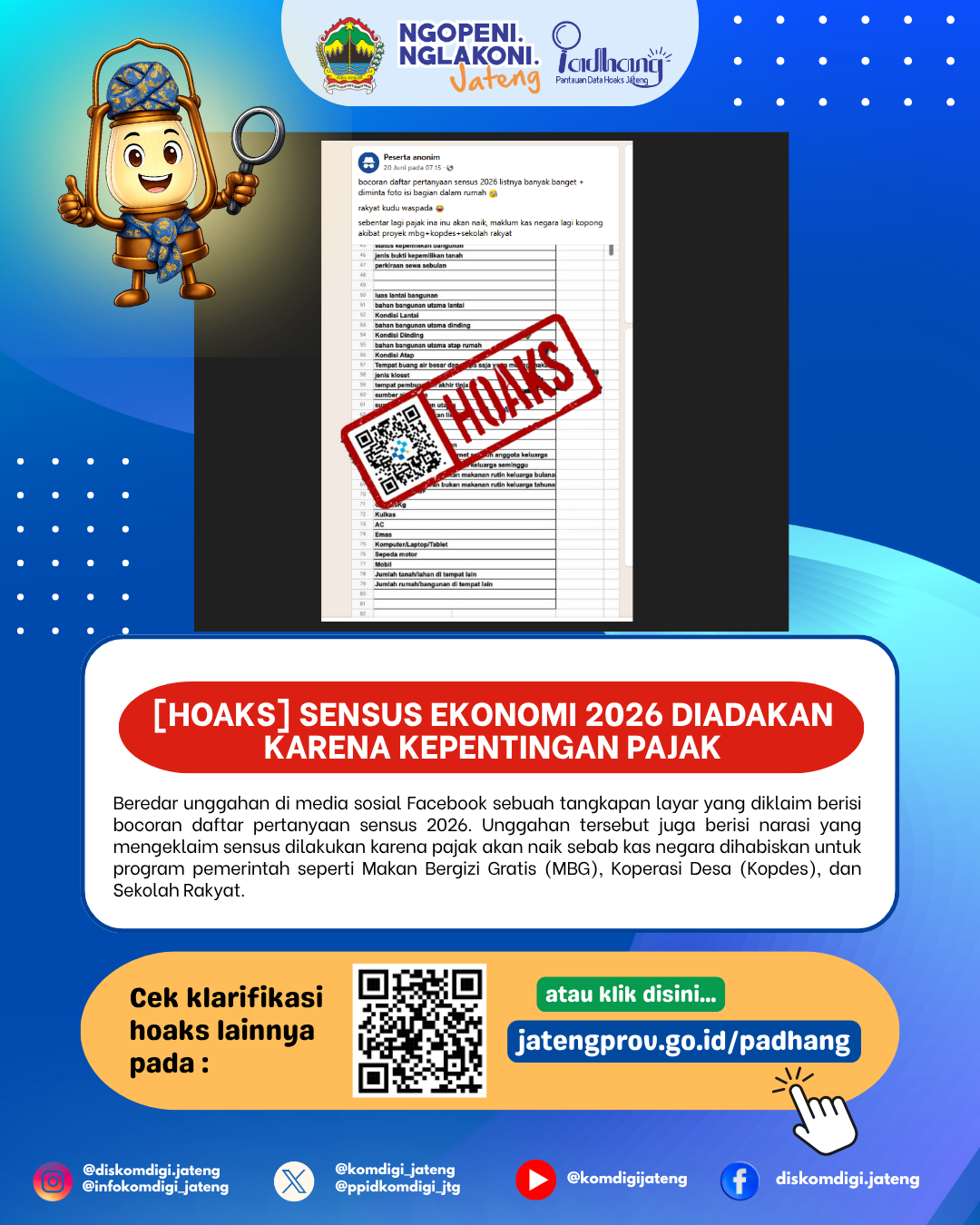 Isu Hoaks & Disinformasi 2 JuLi 2026 Grafis