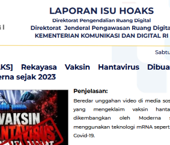 Isu Hoaks & Disinformasi 25 Juli 2026