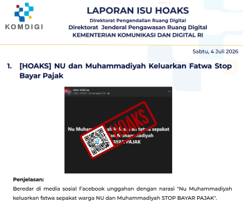 Isu Hoaks & Disinformasi 4 Juli 2026